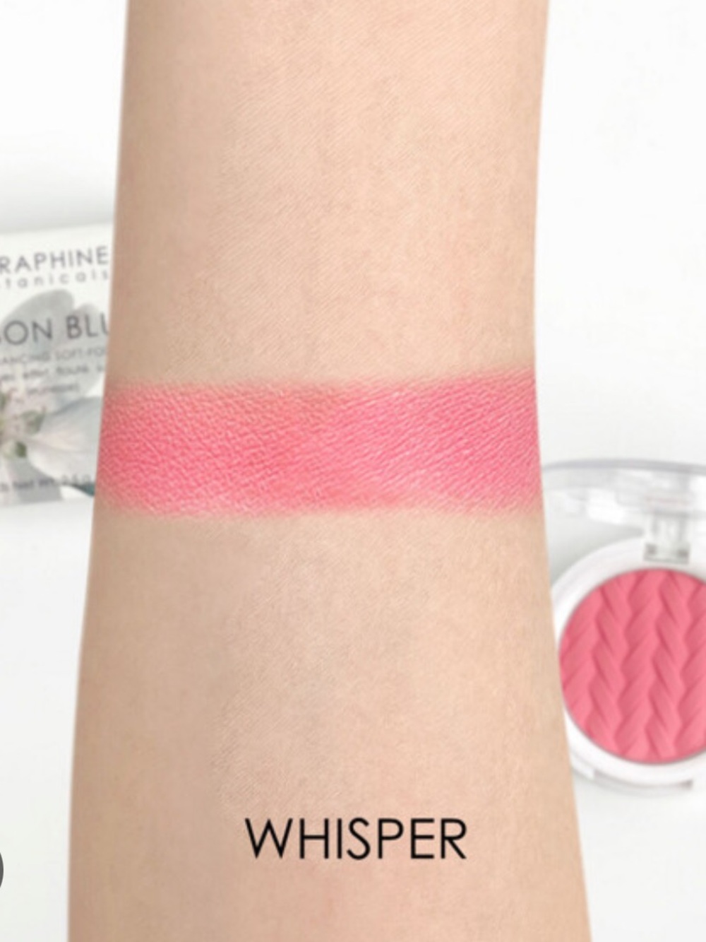 NWT Seraphine Ribbon Blush Soft-Focus Blushin Whisper Pink - Picture 4 of 9